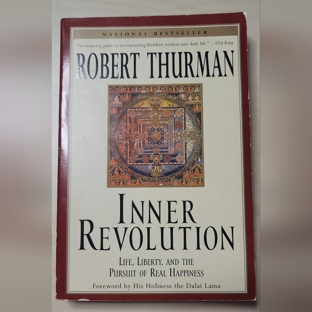 💛Inner Revolution by Robert Thurman Intro To Buddhism 📙Paperback 322pages